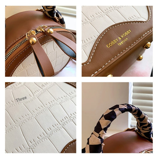 Bolsa Tote con Patrón de Piedra - Bolso de Hombro Elegante y Versátil - Image 11