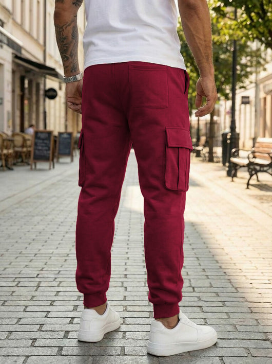 Pantalones de Trabajo Casual para Hombre con Múltiples Bolsillos y Cordón Ajustable - Image 19