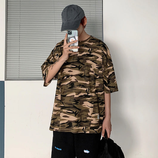 Playera Camuflaje de Manga Corta para Hombre - Estilo Verano - Image 11