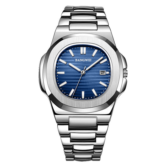 Reloj Hombre Acero Inoxidable Resistente al Agua con Esfera Luminosa - Image 6