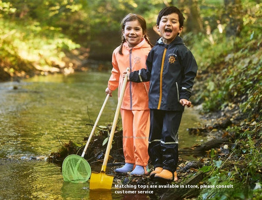 Pantalón Impermeable Transpirable con Tirantes para Niños - Image 15