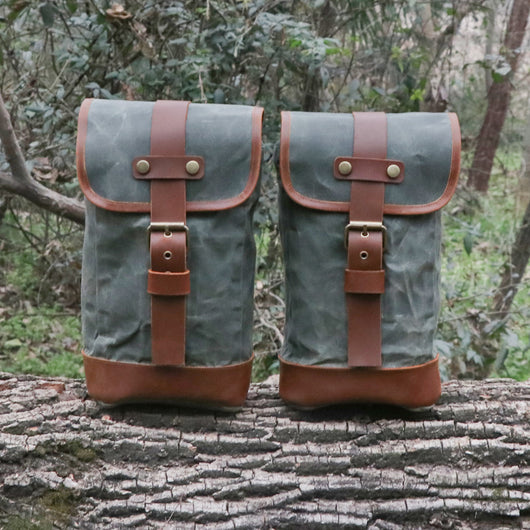 Mochila de Montaña Impermeable en Lona Encerada Estilo Retro - Image 22