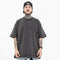 Camiseta Oversized Lavada de Algodón Pesado para Hombre