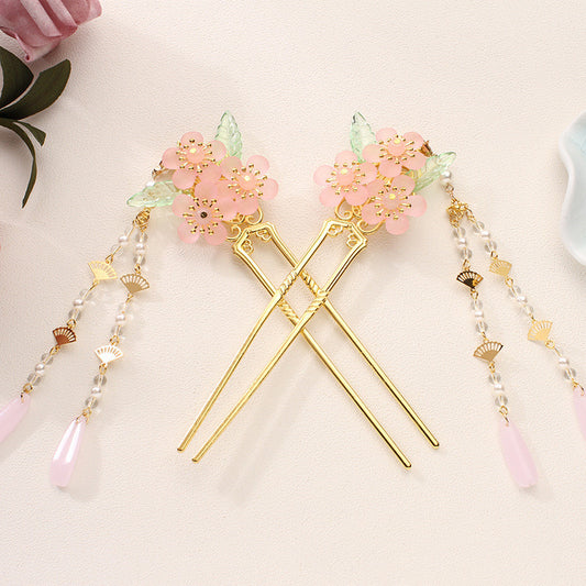 Peineta Novia Hanfu Antigua con Borlas y Peine Decorativo para el Cabello