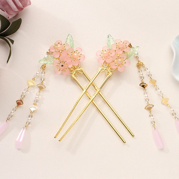 Peineta Novia Hanfu Antigua con Borlas y Peine Decorativo para el Cabello