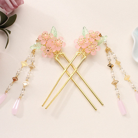 Peineta Novia Hanfu Antigua con Borlas y Peine Decorativo para el Cabello