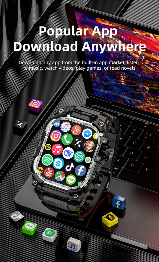 Reloj Inteligente APPLLP 7 MAX con Pantalla Amplia, WiFi y Cámara Extraíble - Image 10