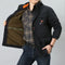 Chaqueta Casual Outdoor para Hombre - Talla Grande y Corte Largo