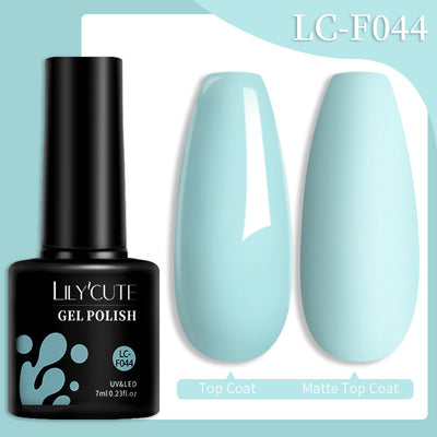 Set de Pegamento para Uñas con Brillo de Color Sólido - Image 79