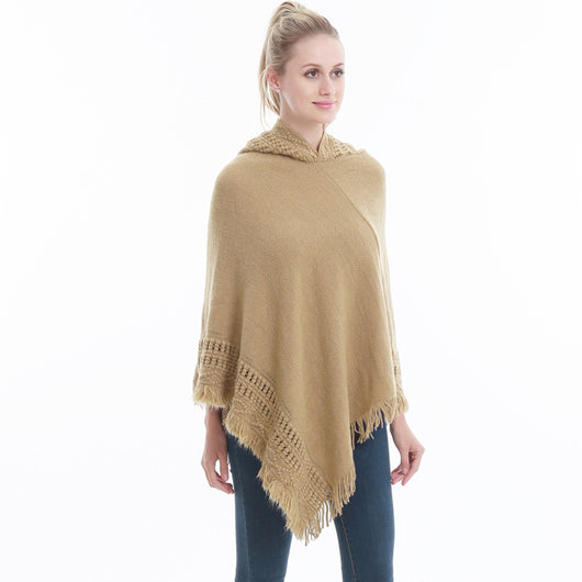 Capa Tejida con Capucha para Otoño e Invierno - Image 11