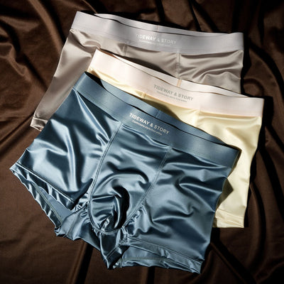 Bóxers de Seda Helada para Hombre - Lujo Ligero con Satén Premium - Image 3