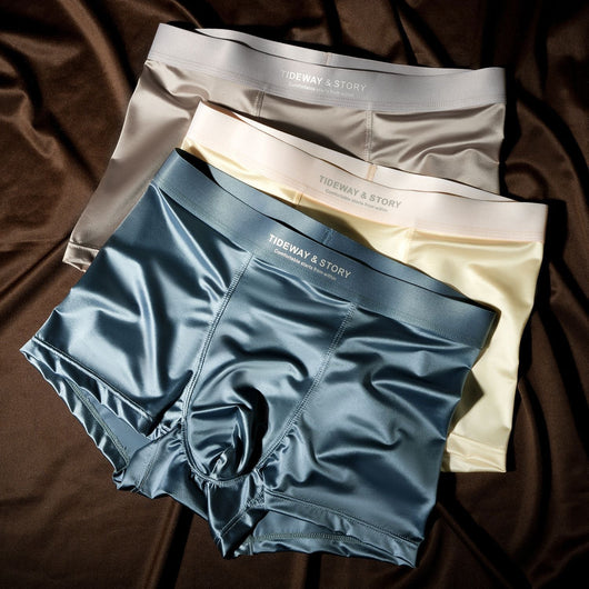 Bóxers de Seda Helada para Hombre - Lujo Ligero con Satén Premium - Image 3