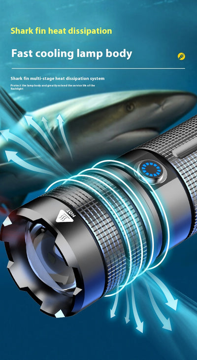 Linterna LED Recargable de Alto Rendimiento con Zoom y Control Remoto - Image 9