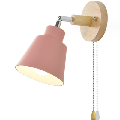 Lámpara de Pared Minimalista de Madera con Cierre - Image 6