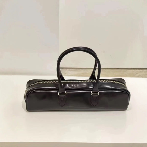 Bolso de Cuero Vacuno Tipo Baguette para Llevar en el Brazo
