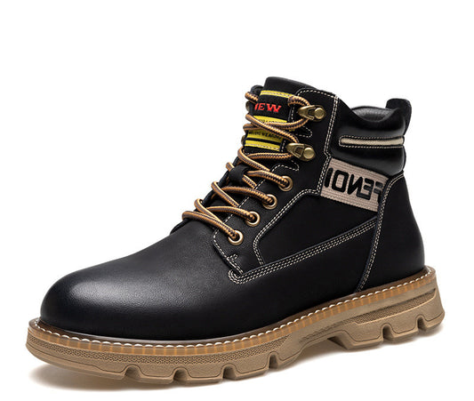 Botas de Trabajo Estilo Británico Caña Media para Hombre - Image 2