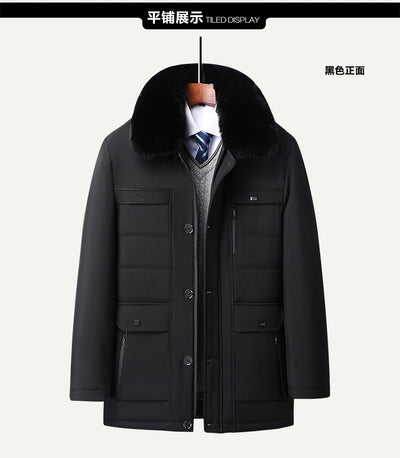 Chaqueta de Lana de Cordero para Hombre Maduro - Image 12