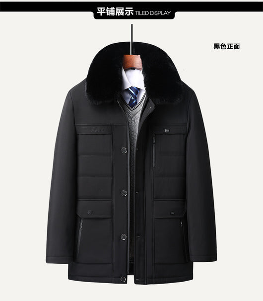 Chaqueta de Lana de Cordero para Hombre Maduro - Image 12