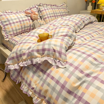 Juego de Cama Princesa de Tres Piezas con Motivo de Corazones para Niñas - Image 27