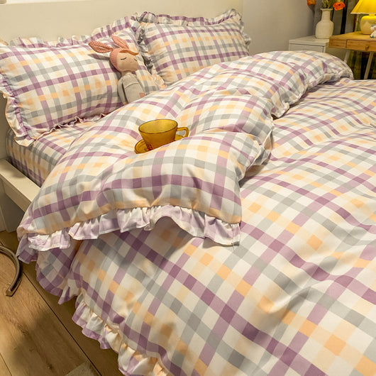 Juego de Cama Princesa de Tres Piezas con Motivo de Corazones para Niñas - Image 27