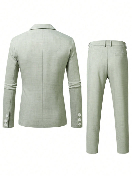 Conjunto de Traje Ejecutivo Clásico para Hombre - Image 15