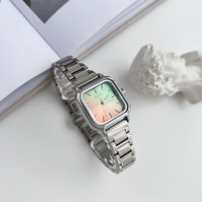 Reloj de Acero Inoxidable Minimalista con Diseño Cuadrado - Image 9