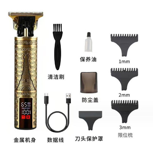 Cortadora de Cabello Eléctrica Profesional con Grabado de Precisión - Image 12