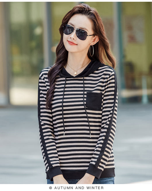 Blusa Larga Coreana Holgada para Tallas Grandes - Manga Larga Versátil - Image 25