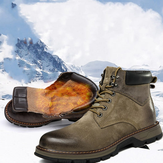 Botas Martin de Cuero para Hombre - Estilo Británico Clásico - Image 7