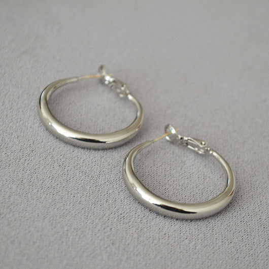 Aretes Argollas Redondas Diseño Clásico Plata 925 Elegancia Minimalista - Image 11
