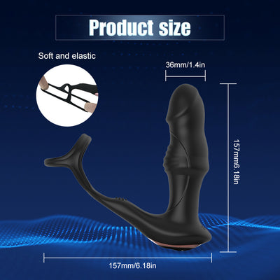 Masajeador de Próstata con 10 Modos de Vibración Peristáltico - Image 4