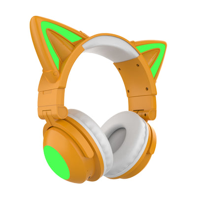 Auriculares Bluetooth con Orejas de Gato Luminosas y Diseño Ajustable - Image 6