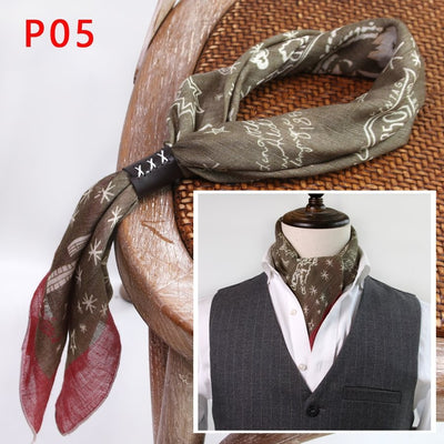 Bufanda de Seda Fina para Hombre - Accesorio Versátil Youth - Image 47