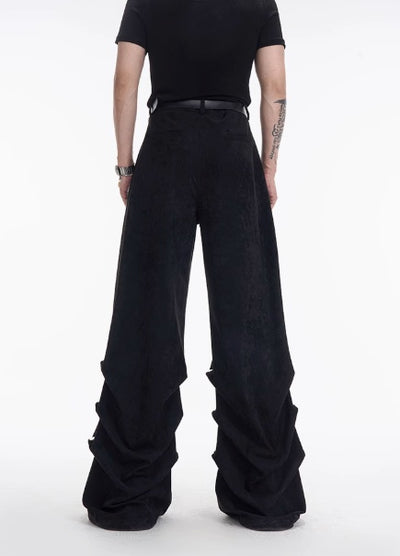Pantalones Casuales Plisados de Ante Original Design para Hombre - Image 10