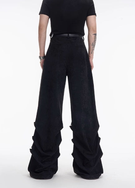 Pantalones Casuales Plisados de Ante Original Design para Hombre - Image 10