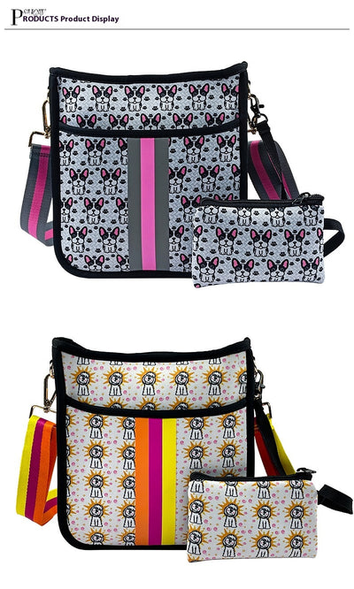 Bolsa Mensajero de Neopreno para Pasear Perros - Diseño Versátil - Image 18