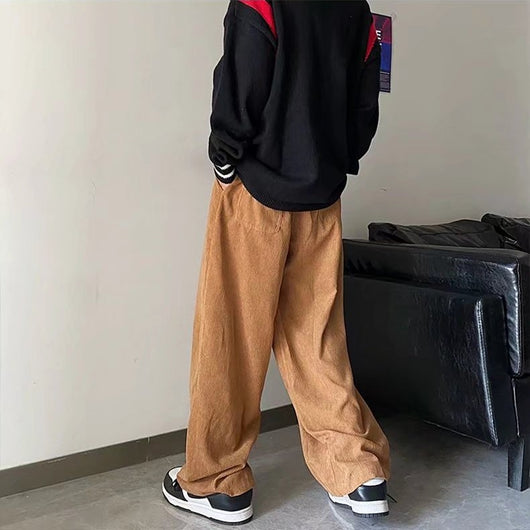 Pantalones de Lana para Hombre Otoño Invierno Corte Recto Diseño Premium - Image 5