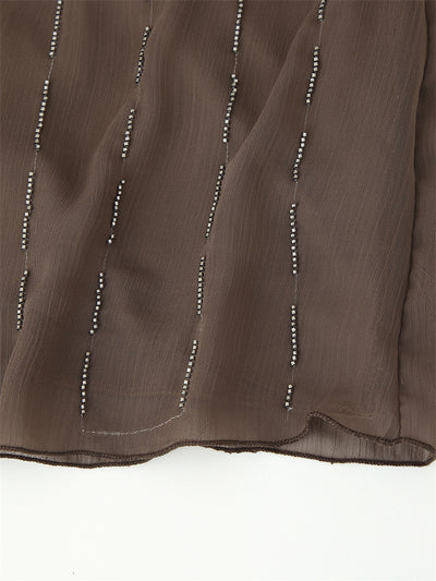 Blusa Escotada con Lentejuelas y Bordados Delicados - Image 12