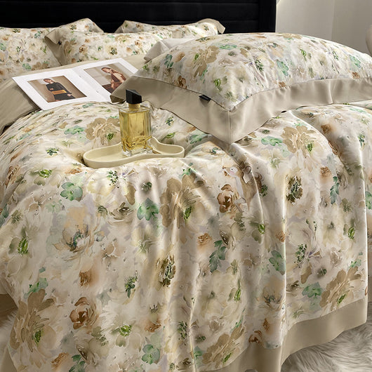 Juego de Sábanas Lyocell Estampado Floral - 4 Piezas - Image 14