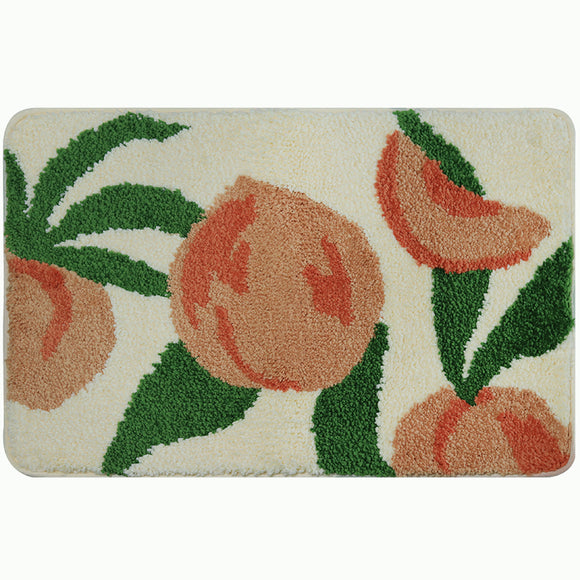 Tapete Suave de Diseño Original Durazno con Textura Flocking Estilo Ins