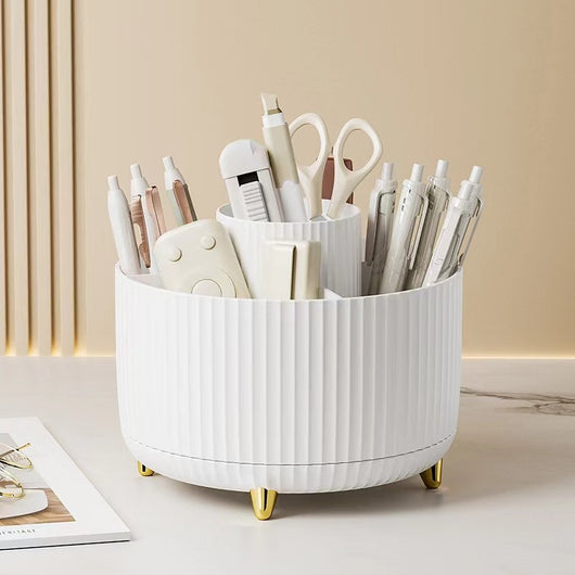 Organizador Giratorio de Brochas de Maquillaje con Almacenamiento Cosmético - Image 6