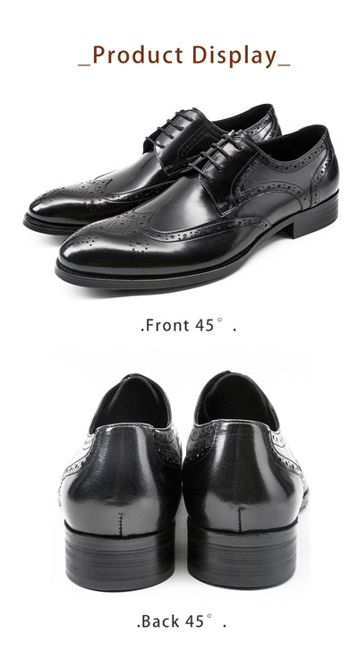 Zapatos Oxford Punta Fina de Cuero Artesanal para Hombre - Image 7