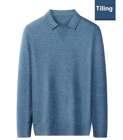 Suéter Tipo Polo de Punto - Pullover Casual de Moda - Image 12