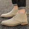Zapatos y Botas de Negocios Retro Británico para Hombre