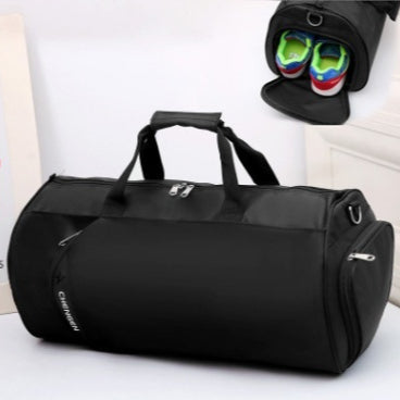 Bolsa Deportiva Cilíndrica para Hombre - Bolsa de Entrenamiento Multideporte Impermeable