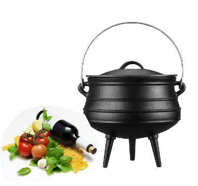 Caldero de Hierro Fundido con Trípode - Olla Tradicional Sudafricana - Image 2