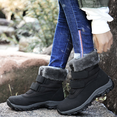 Botas de Nieve Forradas en Algodón con Caña Alta y Relleno Térmico para Mujer - Image 10