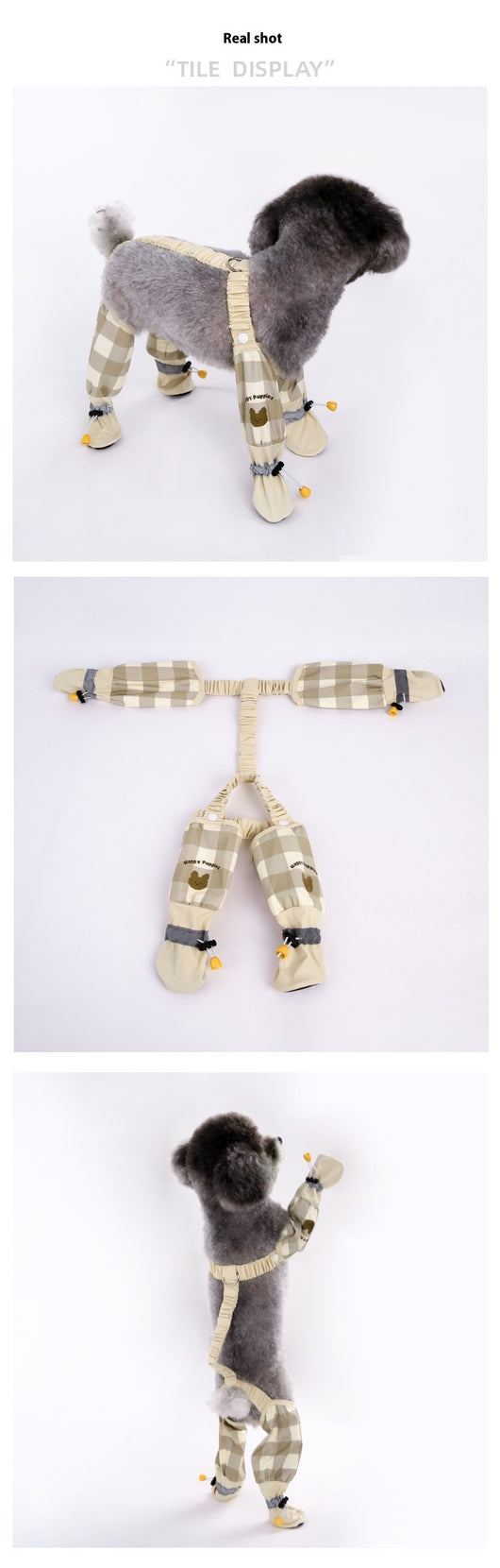 Pantalones Protectores para Perros Otoño-Invierno Ajustados Antipolvo - Image 7