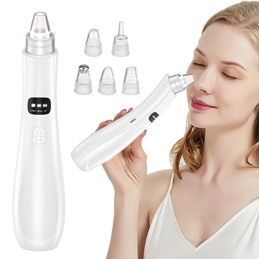 Limpiador Facial Eléctrico de Poros - Extractor de Puntos Negros y Acné