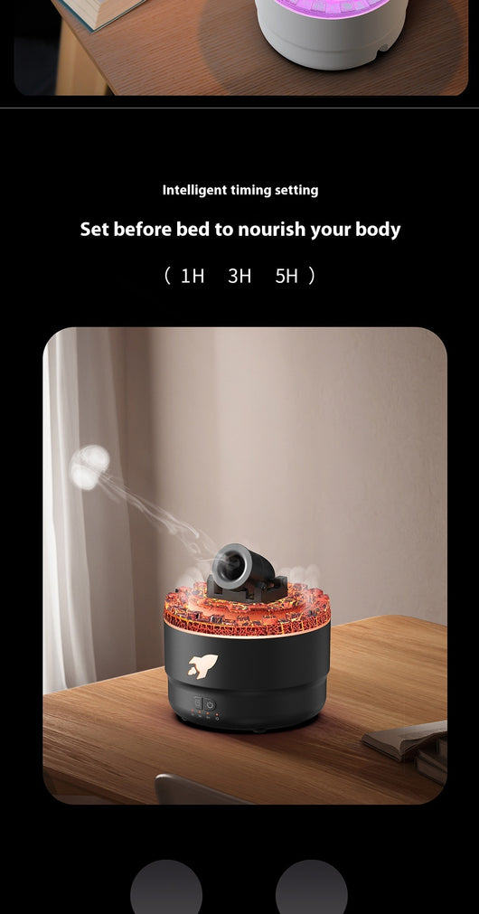 Difusor Ultrasónico de Aromas con Diseño Agrietado - Humidificador Esencial para Hoteles - Image 13